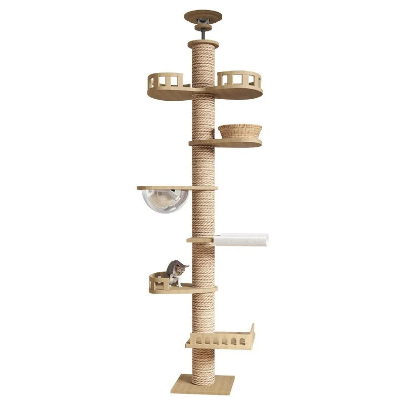 Multi-Level Cat Tree With Scratching Posts Jumping Platform Hammock Top Perch Factory Wholesale cat Bed for Cats