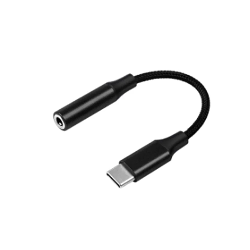 USB Type C To 3.5mm Earphone Jack Audio Adapter Converter Aux Adputer Cable Earphone Cable Converter For iPhone16 Samsung Xiaomi