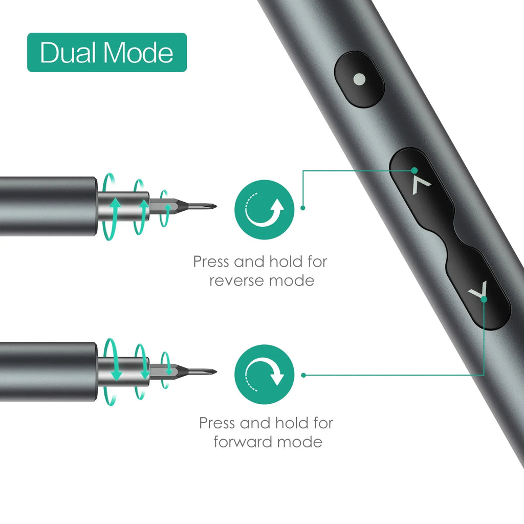 Precision Electric Screwdriver Handle 6 in 1 Power Tools Rechargeable Wireless Mini Small Bits for Xiaomi Mobile Cell Repair New