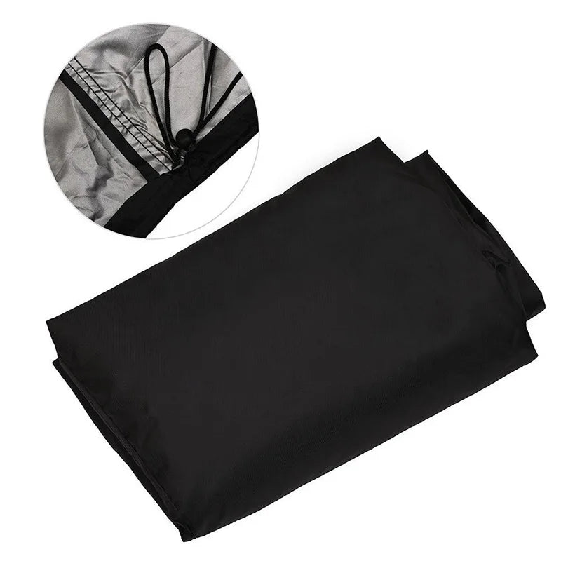 12 Size Outdoor BBQ Cover  Dust Waterproof Weber Heavy Duty Grill Cover Rain Protective Outdoor Barbecue Cover Round