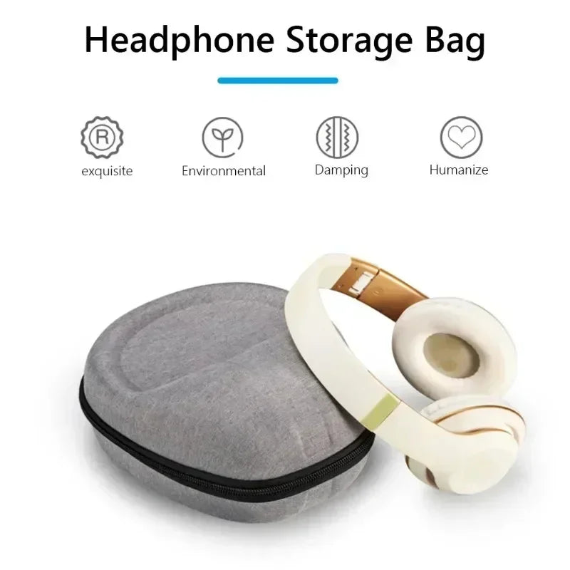 Earphone Case EVA Hard Shell Headset Protective Box Travel Headphone Carrying Bag for Xiaomi Audio-Technica Wireless Storage Bag