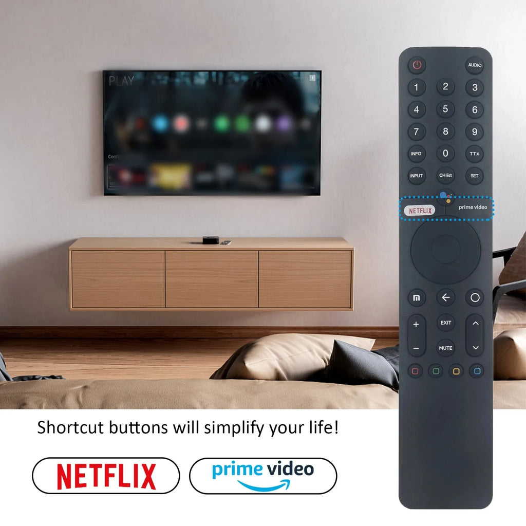 XMRM-19 360℃ Bluetooth Voice Remote Control for Xiaomi Mi TV Android 4K P1 Q1 Smart TV Fit for L32M6-6AEU L43M6-6AEU L75M6-ESG