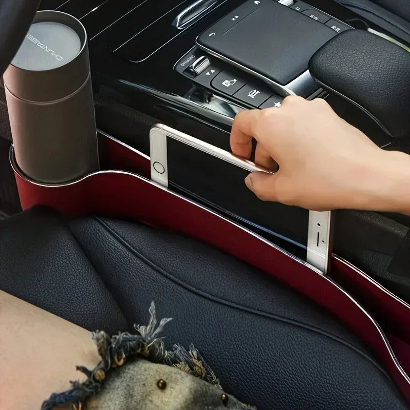 1 Pair Car Seat Gap Filler Side Seam Plug Strip Leak-proof Filling Strip For All Car Model Wallet Phone Holder Car Accessories