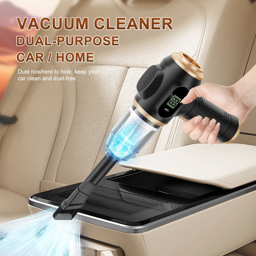 Cordless Handheld Vacuum Cleaner Suction Vacuum Cleaner Can Absorb Dust Debris Pet Hair Multi-functional Household Car