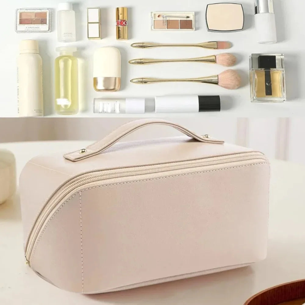 Makeup Organizer Female Toiletry Kit Bag Make Up Case Storage Pouch Luxury Lady Box, Cosmetic Bag, Organizer Bag for Travel Zip
