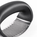 Stainless Steel Garlic Press, Curved Rocking Garlic Mincer Kitchen Gadget