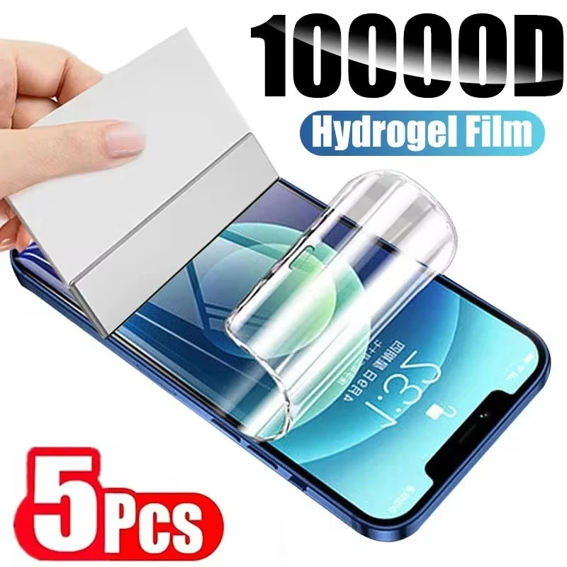 1-5Pcs Hydrogel Film Screen Protectors For Xiaomi Redmi Note 15 14 13 12 11 10 Pro 9 14C  Poco M7 M6 X7 X6 X5 F7 F6 F5 C65 C71