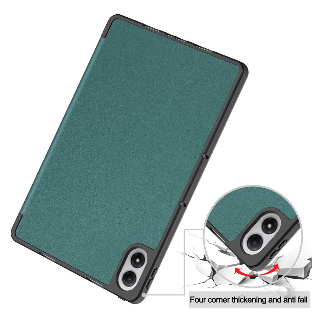 Case for Xiaomi Redmi Pad 2 Pro 12.1 inch 2025 TPU Leather Triple Fold Magnetic Cover for Redmi Pad 2Pro 12.1" with Pen Slot