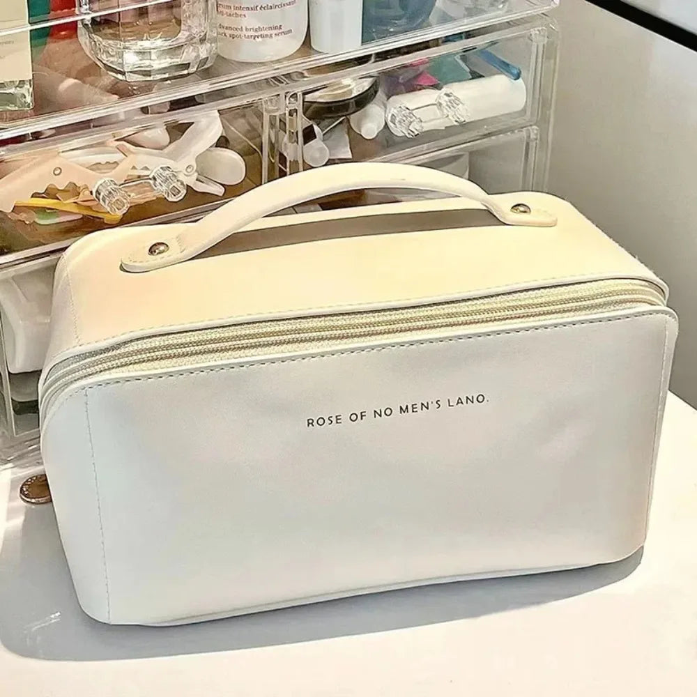 Makeup Organizer Female Toiletry Kit Bag Make Up Case Storage Pouch Luxury Lady Box, Cosmetic Bag, Organizer Bag for Travel Zip
