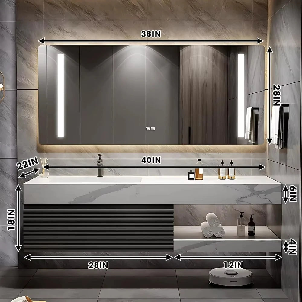 Bathroom Vanity 140 Black Solid Wood Bathroom Sinks Cabinet Together For Bathroom Furniture Cabinet Table Top Vanity Floating