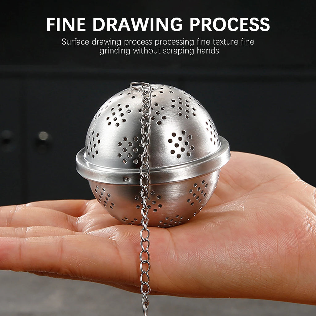 Stainless Steel Fine Mesh Tea Filter Ball Multifunctional Spices Filters Box For Kitchen Cooking kitchen Gadgets Kitchen Item