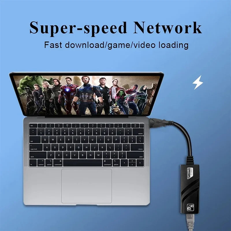 USB 3.0 To Rj45 Lan Ethernet Wired Adapter 10/100Mbps Network Cable for Xiaomi Mi Box PC Windows 10 USB 3.0 Network Card