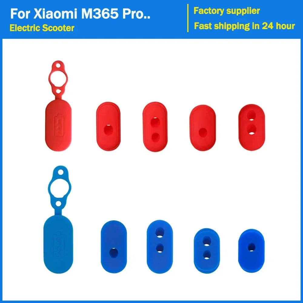 Battery Charging Port Dust Plug for Xiaomi M365 1S Pro Pro2 Electric Scooter Rubber Line Silicone Sleeve Charge Plugs Port Cover