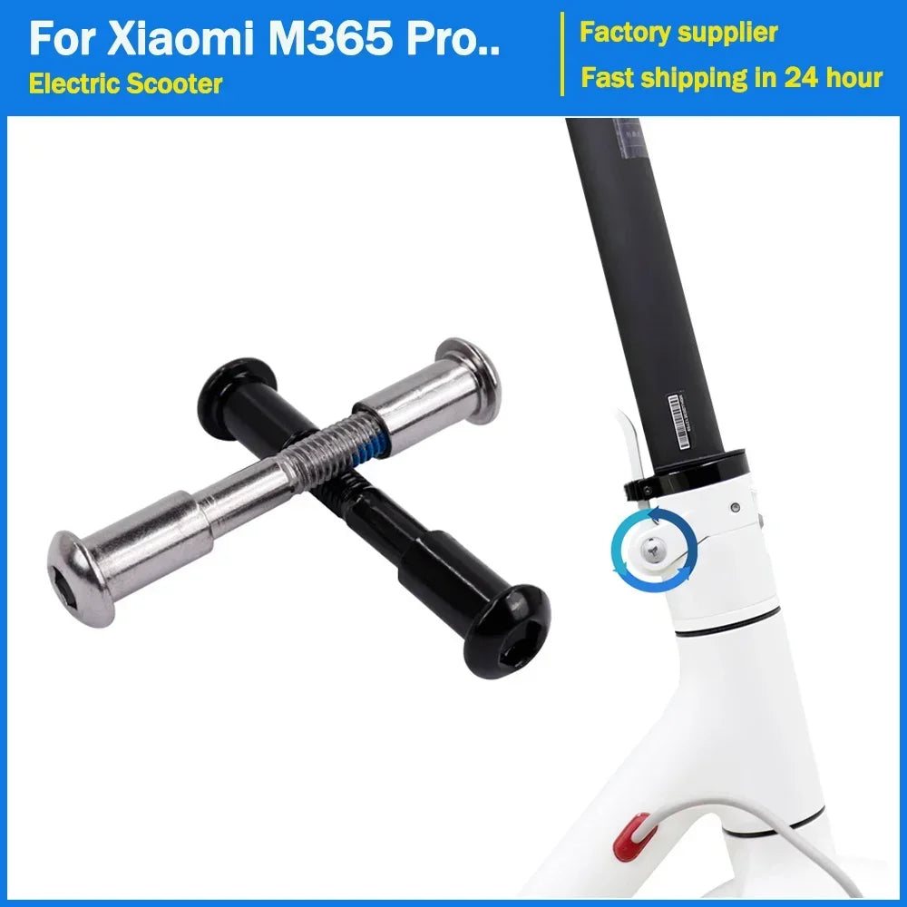 Folding Pothook Hinge Bolt for Xiaomi M365 Electric Scooter Screws Parts Repair Hardened Steel Lock Fixed Screw Hook Accessories