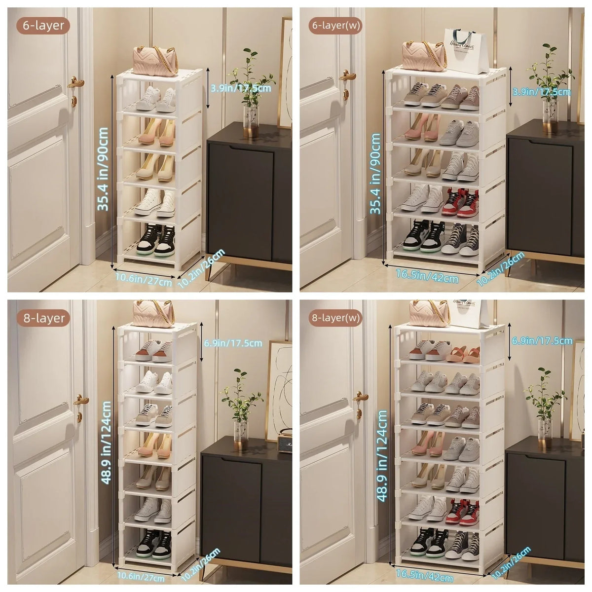 Shoe Cabinet Entrance Hanger and Shoe Rack Sneakers Glasses Handbags Living Room Cabinets Shoes Organizer Home Women Sunglasses