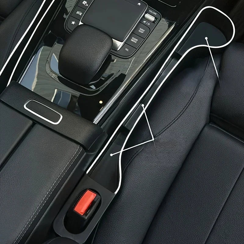 1 Pair Car Seat Gap Filler Side Seam Plug Strip Leak-proof Filling Strip For All Car Model Wallet Phone Holder Car Accessories