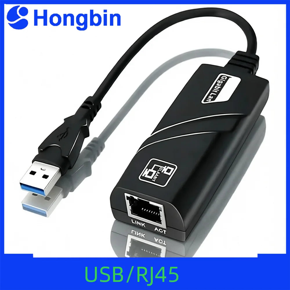 USB 3.0 To Rj45 Lan Ethernet Wired Adapter 10/100Mbps Network Cable for Xiaomi Mi Box PC Windows 10 USB 3.0 Network Card