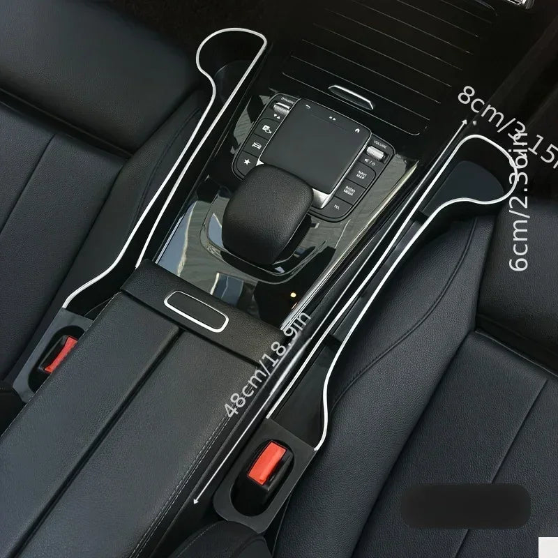 1 Pair Car Seat Gap Filler Side Seam Plug Strip Leak-proof Filling Strip For All Car Model Wallet Phone Holder Car Accessories
