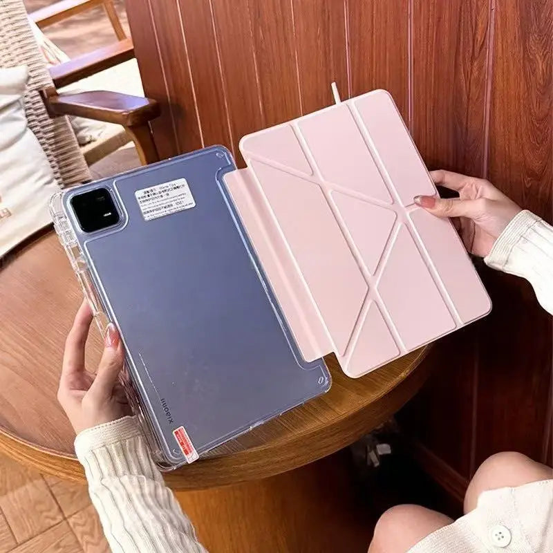 For Redmi Pad 2 Pro 12.1 SE 9.7 11 8.7 K Flip Stand Case Xiaomi mipad 5 6 7 8 pro 11.2 11 7s 8.8 Tablet with Auto Sleep Cover